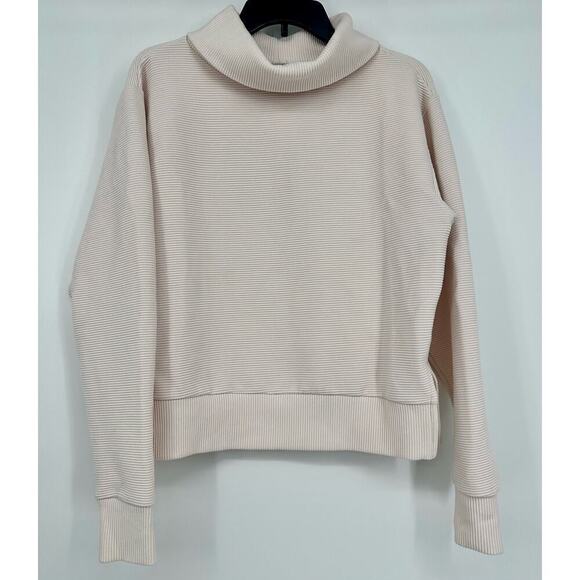 Noli Yoga Noto Ribbed pullover Sweatshirt Size S cream/blush - Picture 4 of 11